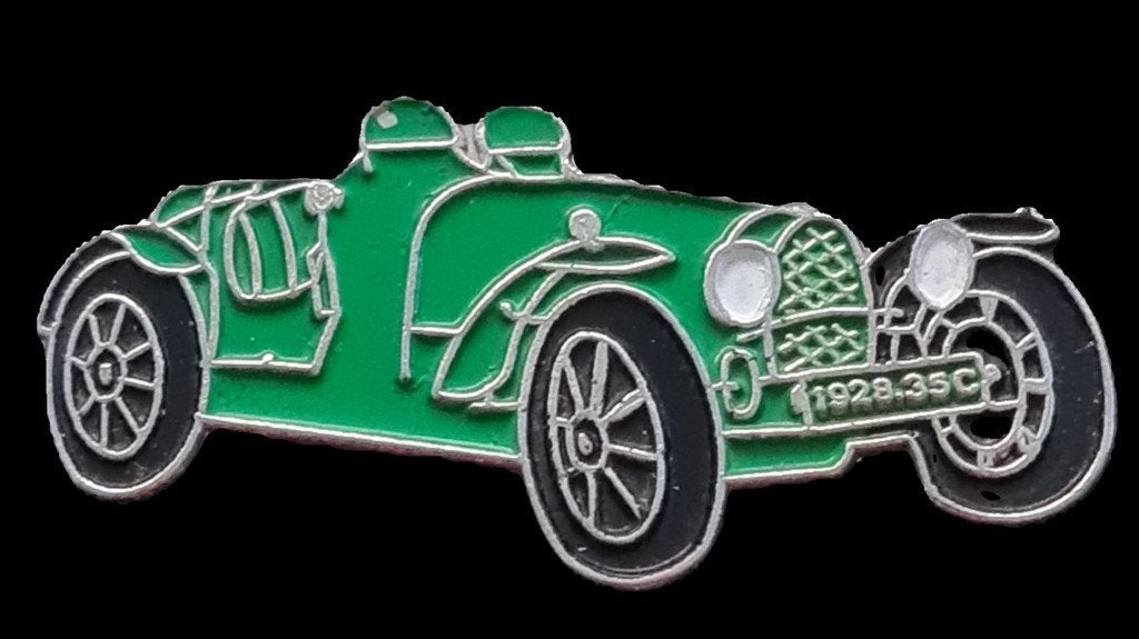 Bugatti T41R pin- groen, Verzenden, Nieuw, Transport, Speldje of Pin