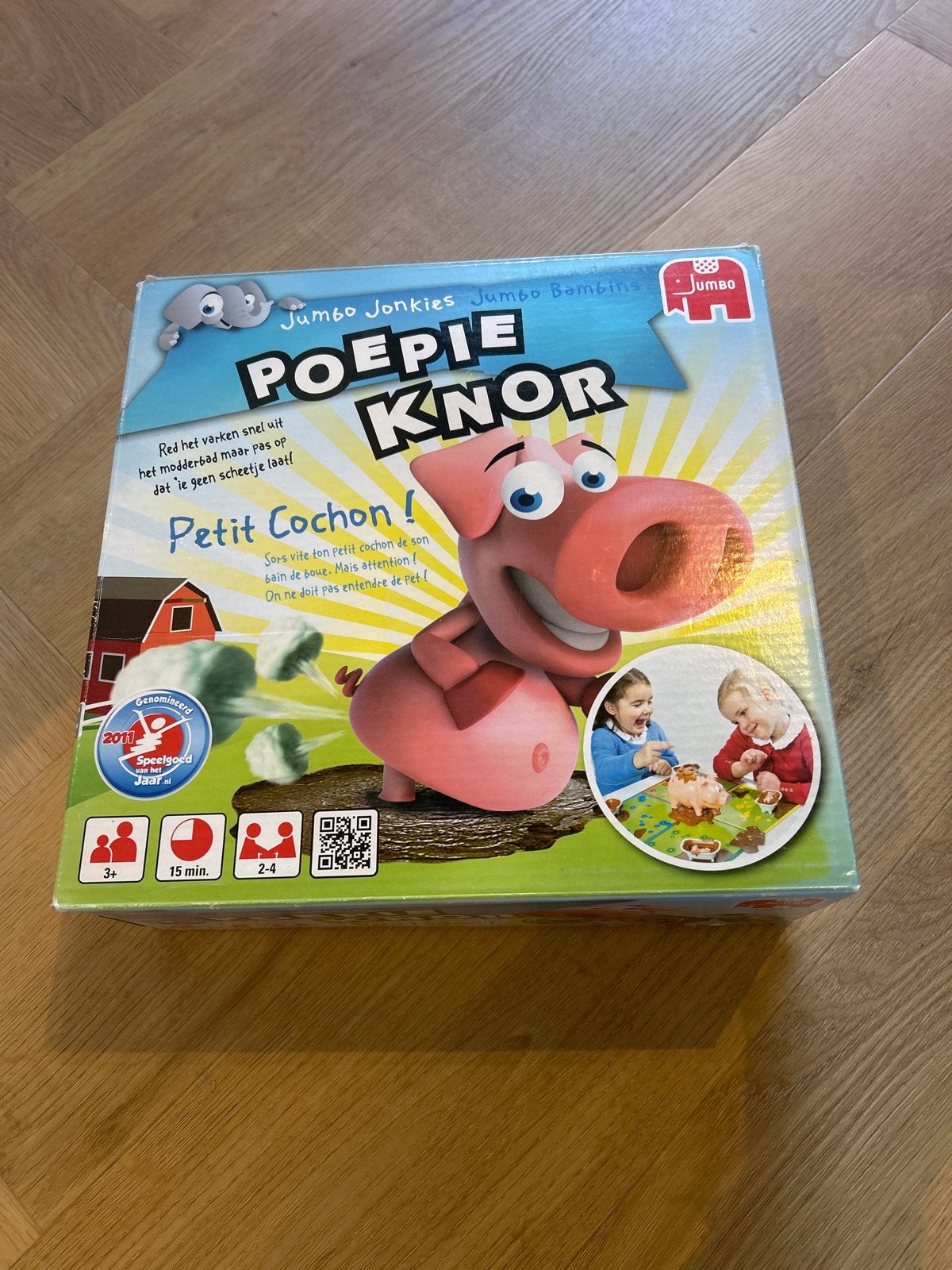 Jumbo PoePie Knor - Leuk familiespel, genomineerd Speelgoed, Drie of vier spelers, Ophalen, Gebruikt