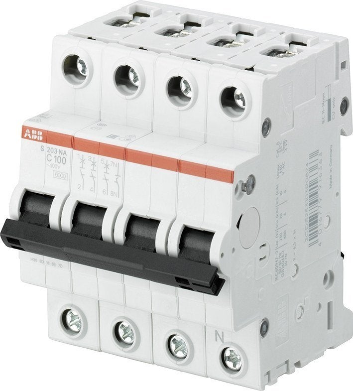 Automaat C100A 3P+N 6kA, Verzenden, Nieuw