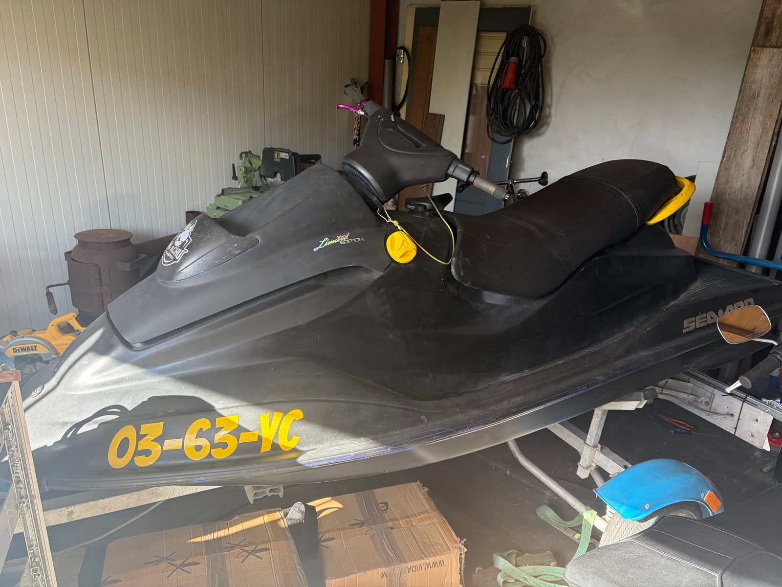 Sea-Doo waterscooter mooi winterproject!, Ophalen of Verzenden, Gebruikt, Benzine, 120 tot 200 pk