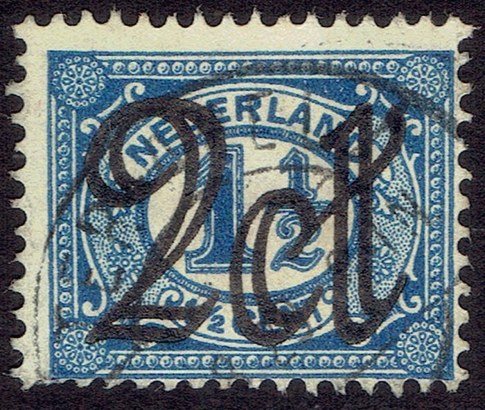 Nederland 1923, opruimingsuitgifte, 2 # 1½., Postzegels en Munten, Postzegels | Nederland, Verzenden, T/m 1940, Gestempeld