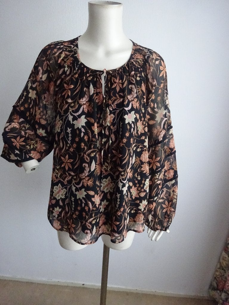Miljuschka blouse mt 44, Maat 42/44 (L), Zo goed als nieuw, Meerkleurig, Verzenden