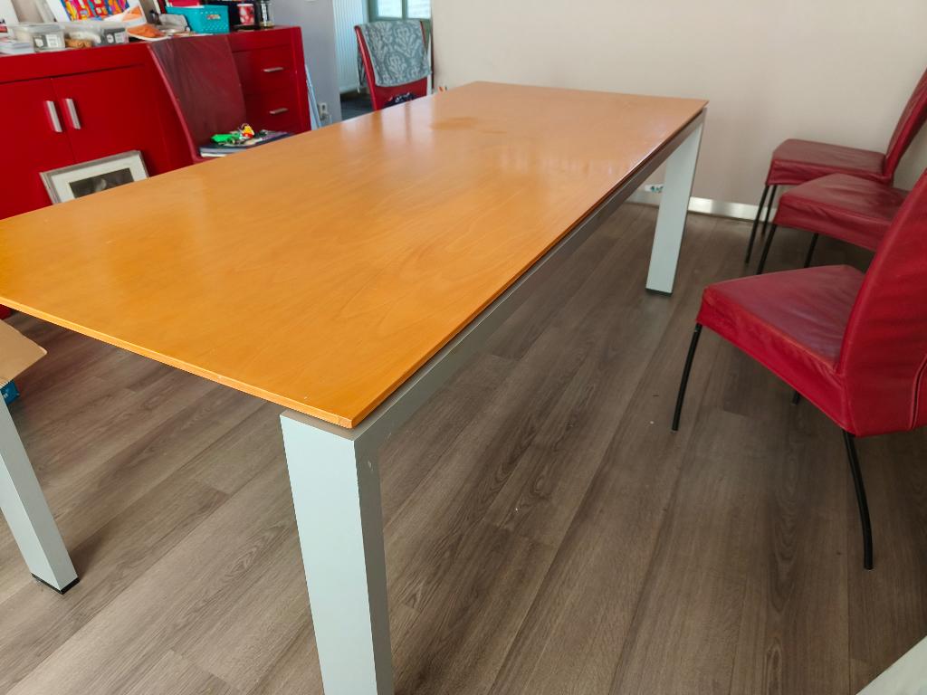 Design tafel Arco, Ophalen, Gebruikt, Eikenhout, 200 cm of meer