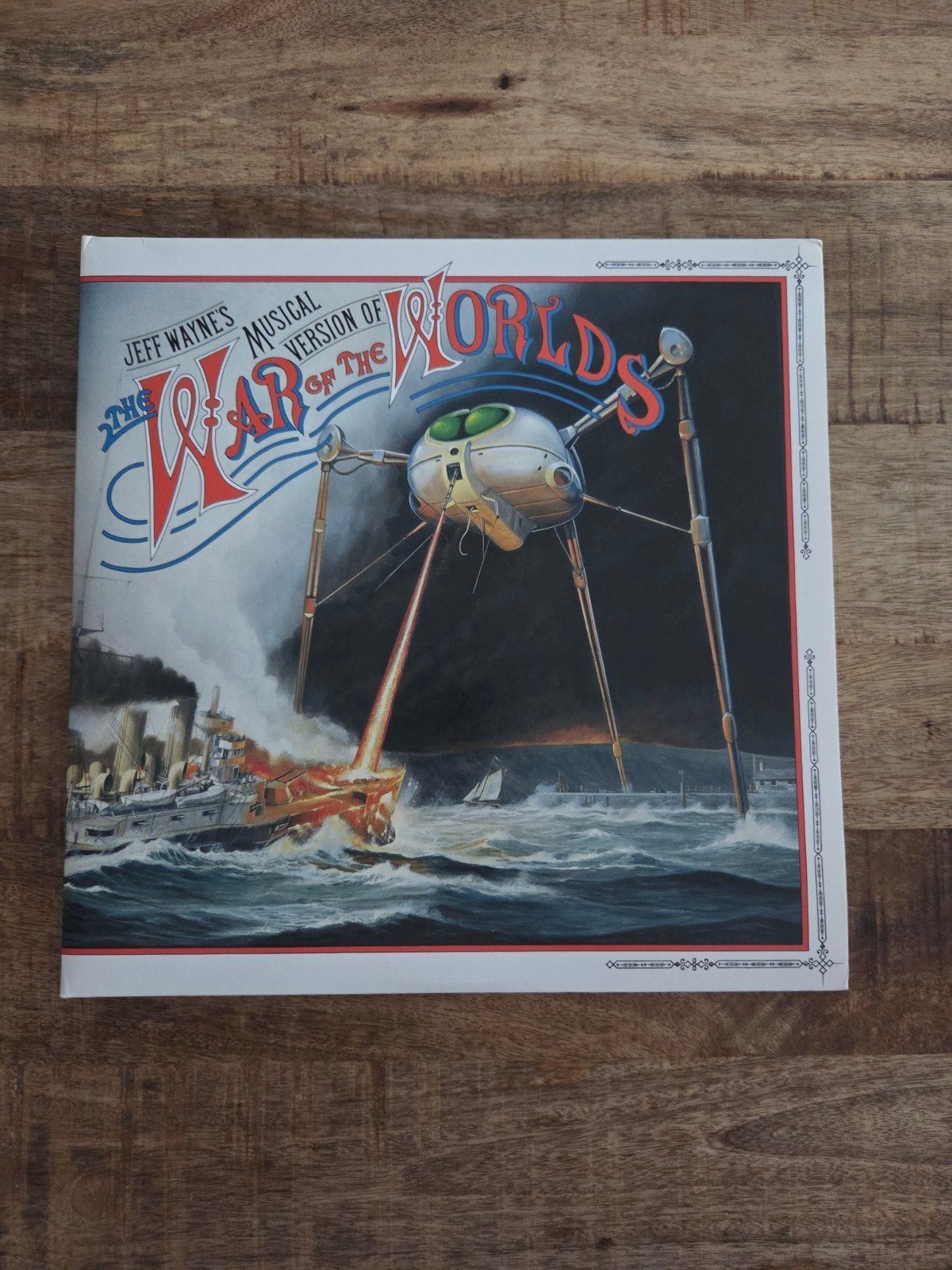 Dubbel lp jeff Wayne's the war of the worlds + boekje, Ophalen of Verzenden, Zo goed als nieuw, 12 inch