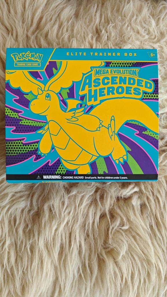 Pokémon ETB Ascended Heroes – bijna compleet + hits, Ophalen of Verzenden, Gebruikt, Overige typen