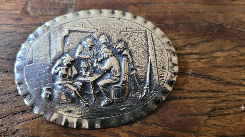 Zilveren broekstuk ca 1890, Ophalen, Zilver