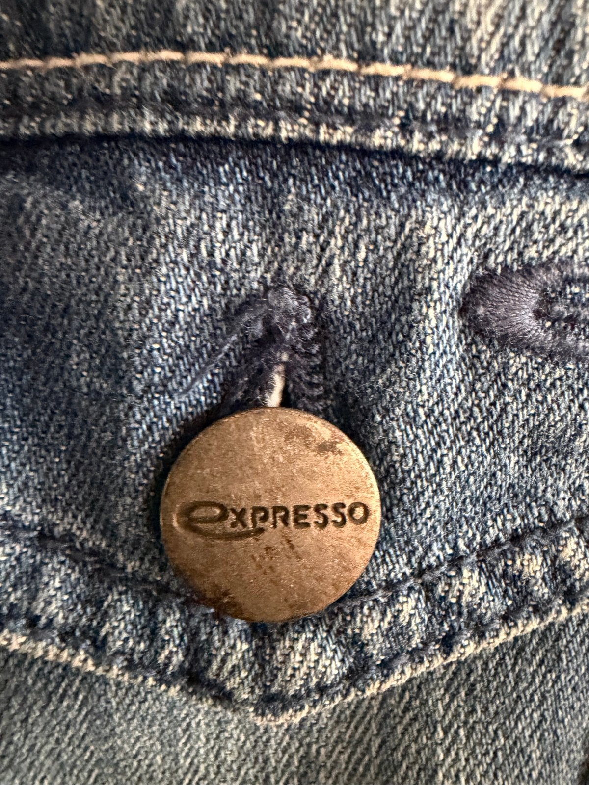 Expresso spijkerjasje maat 38/40 (M), Ophalen of Verzenden, Zo goed als nieuw, Maat 38/40 (M), Blauw