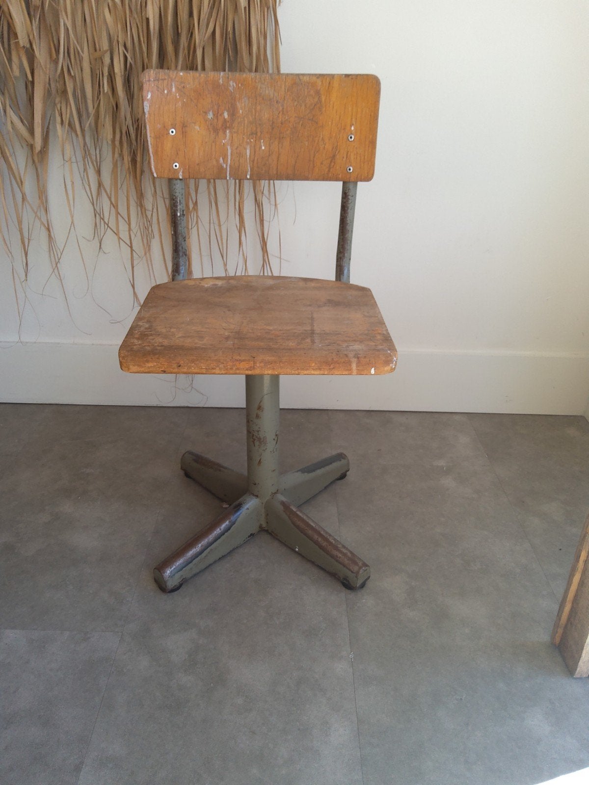 Oude school stoel, Ophalen, Gebruikt, Stoel(en)