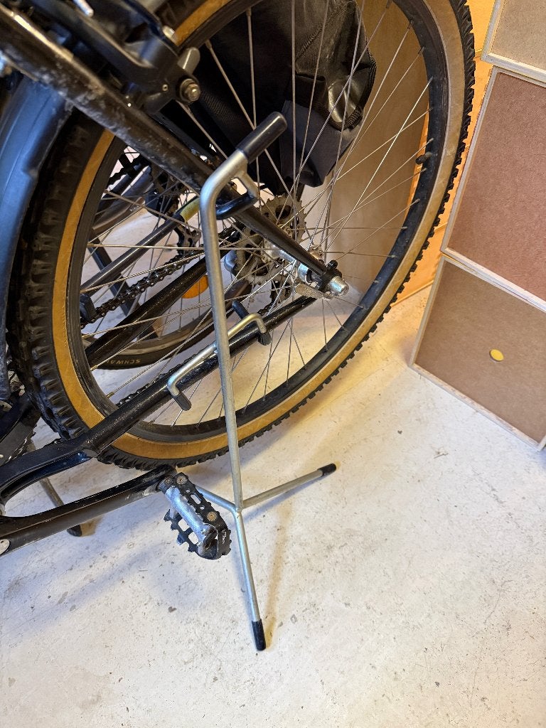 Stand-alone fietsstandaard, fietssteun, Fietsen en Brommers, Fietsaccessoires | Fietsenrekken, Ophalen of Verzenden, Gebruikt