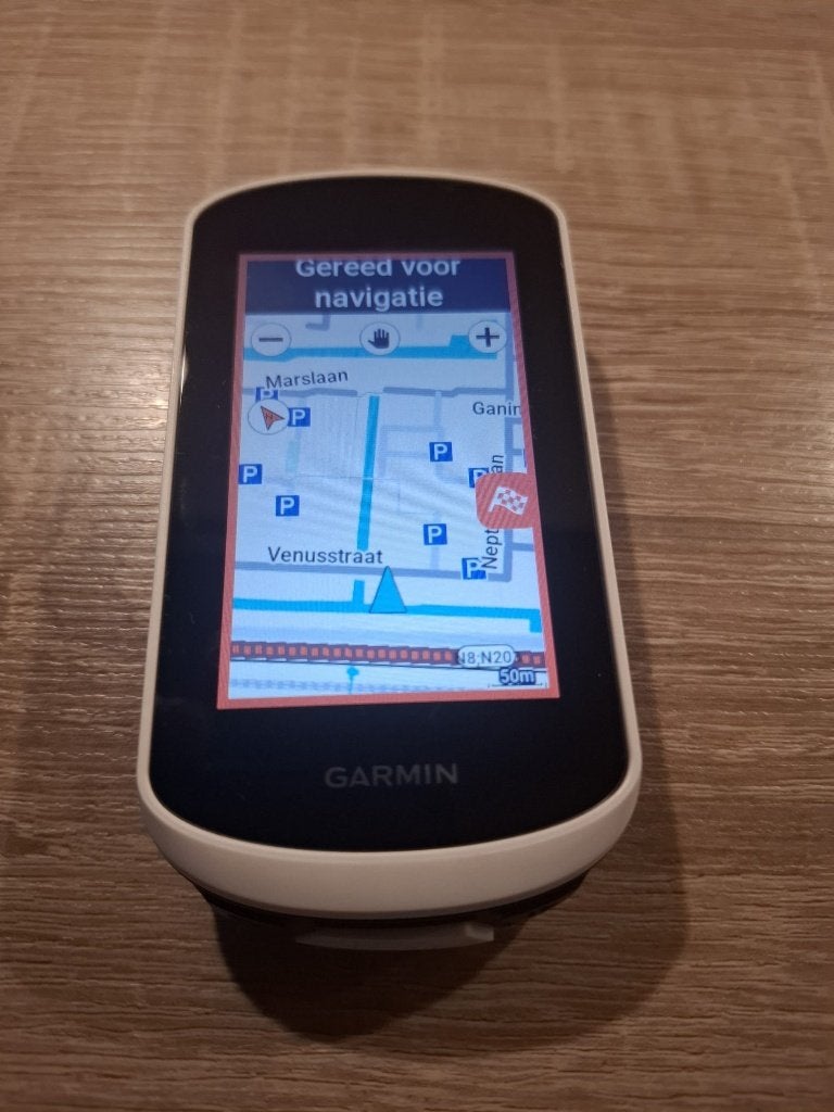 Garmin Explorer Edge 2 inclusief stuurbevestiging, Fietsen en Brommers, Fietsaccessoires | Fietscomputers, Verzenden, Zo goed als nieuw
