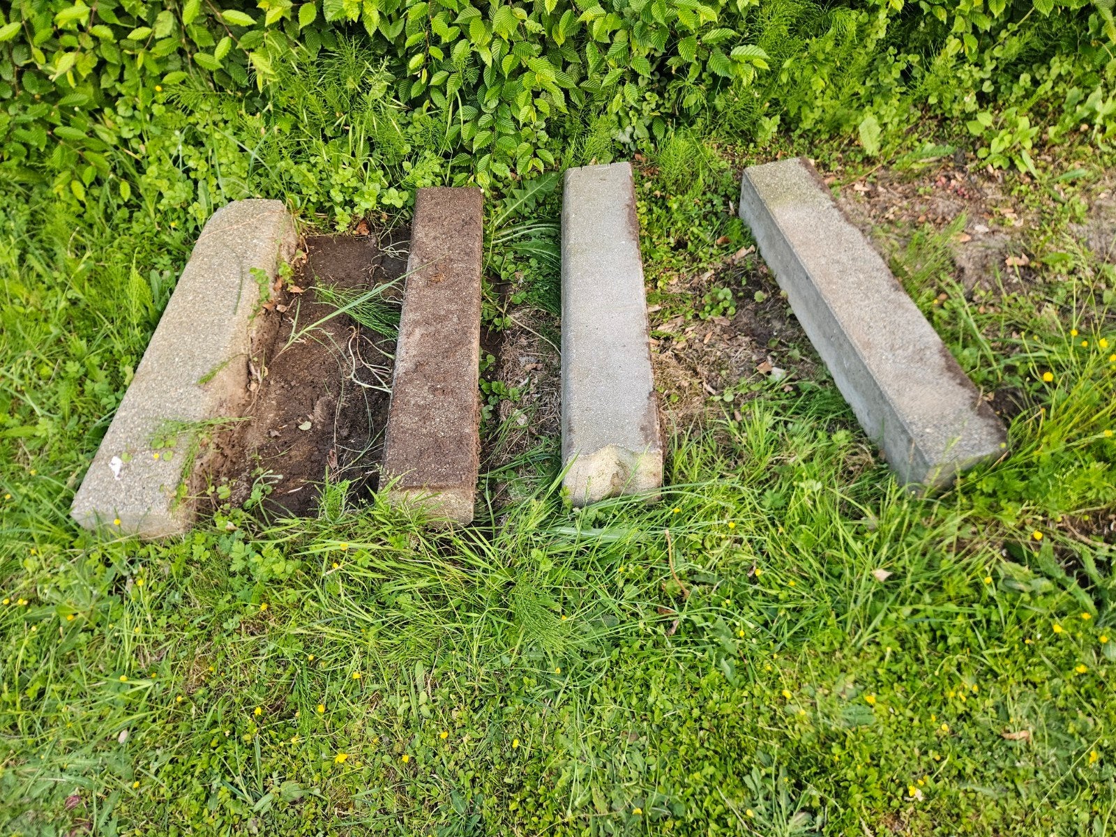 Zware trottoirbanden, Ophalen, Minder dan 100 cm, Minder dan 25 cm