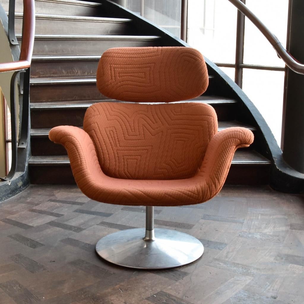 Artifort Big tulip Fauteuil, -, -, 75 tot 100 cm, Ophalen of Verzenden