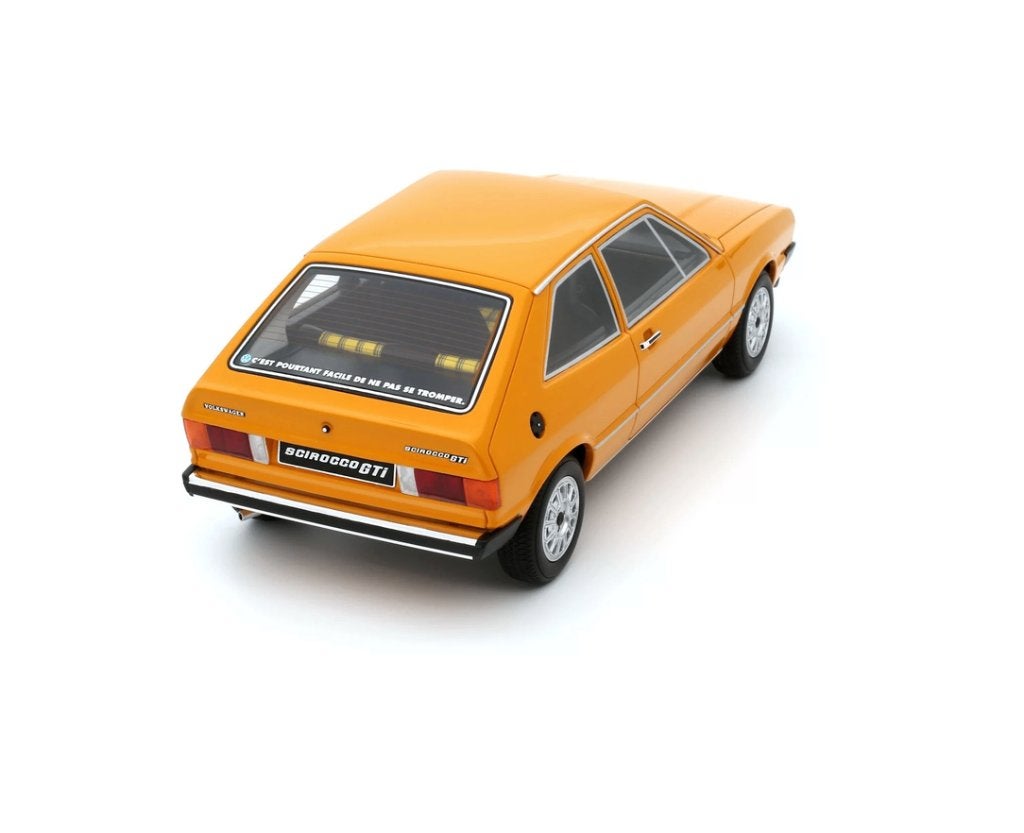 VOLKSWAGEN SCIROCCO GTI MK1GEEL 1977 1/18 OTTO Ref. OT467, Verzenden, Nieuw, Auto, OttOMobile