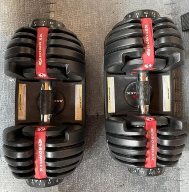 Bowflex Dumbell set, Ophalen, Zo goed als nieuw, Rug, Dumbbell