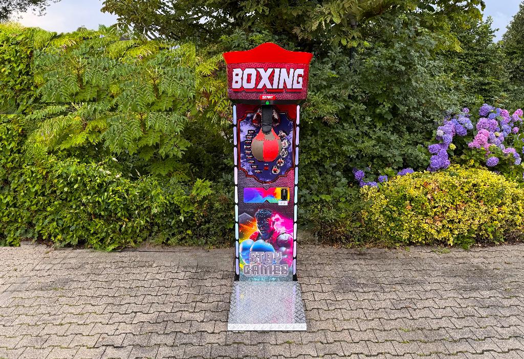 Boksbal automaat boksmachine huren, Hobby en Vrije tijd, Feestartikelen | Verhuur, Nieuw, Overige, Ophalen