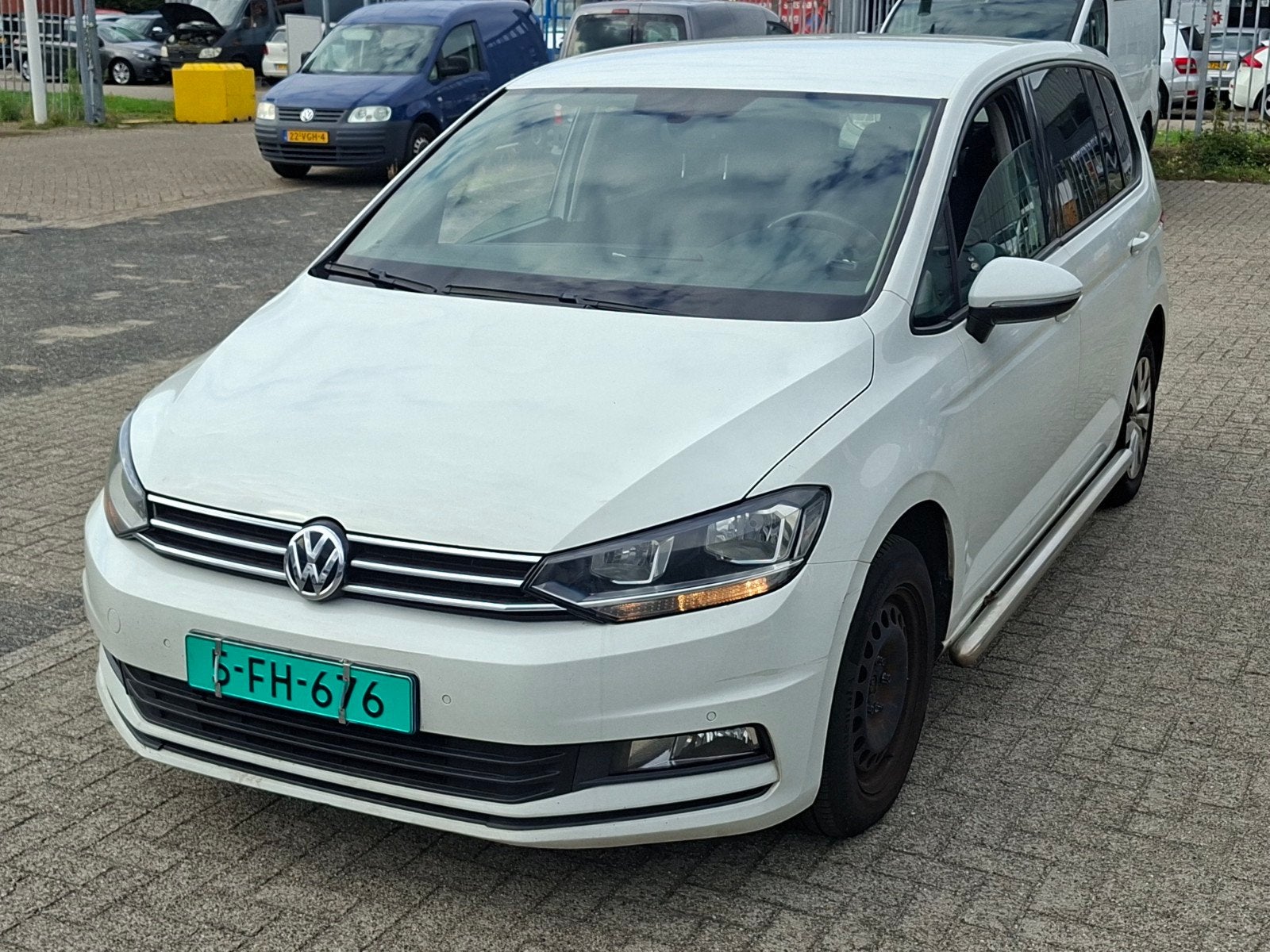 Volkswagen Touran 2.0 TDI Automaat 7 persoons  2017 Euro 6, Auto's, Automaat, Euro 6, 150 pk, Wit