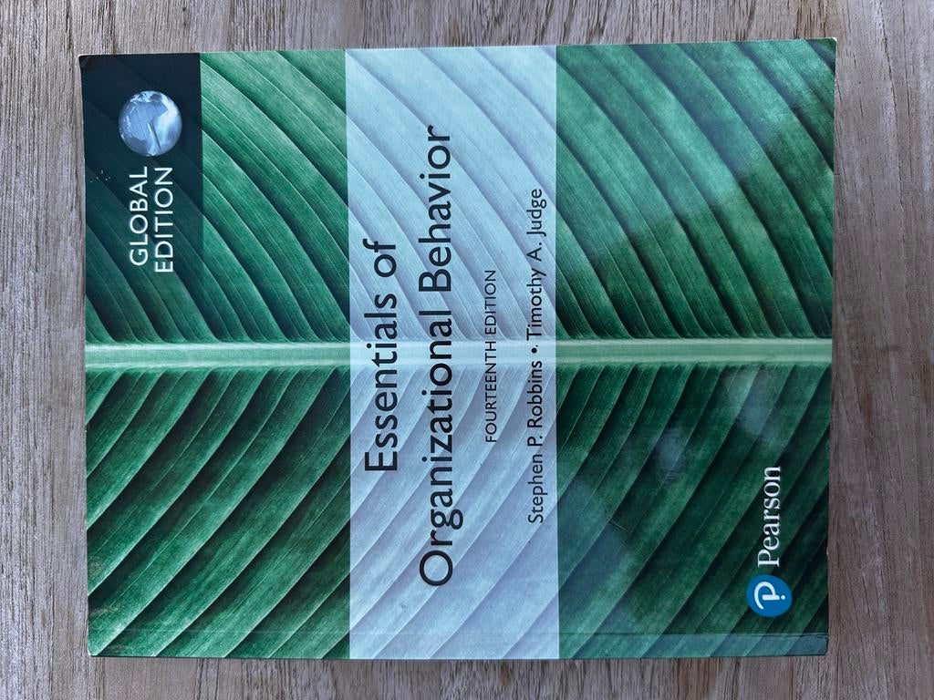 Essentials of Organizational Behavior - 14e editie, Ophalen of Verzenden, Gamma, Gelezen, WO