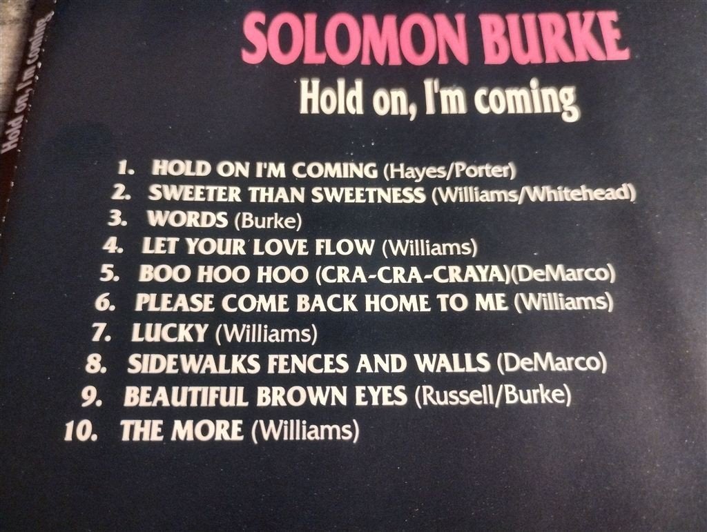 Solomon Burke - Hold On, I\'m Coming, Ophalen of Verzenden, Zo goed als nieuw