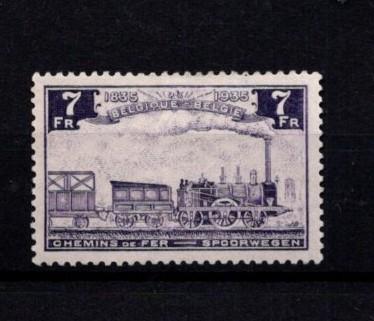 Belgie ongebruikt Spoorwegen SP193 - 1935  --  S745, Verzenden, Postfris, Spoor van plakker