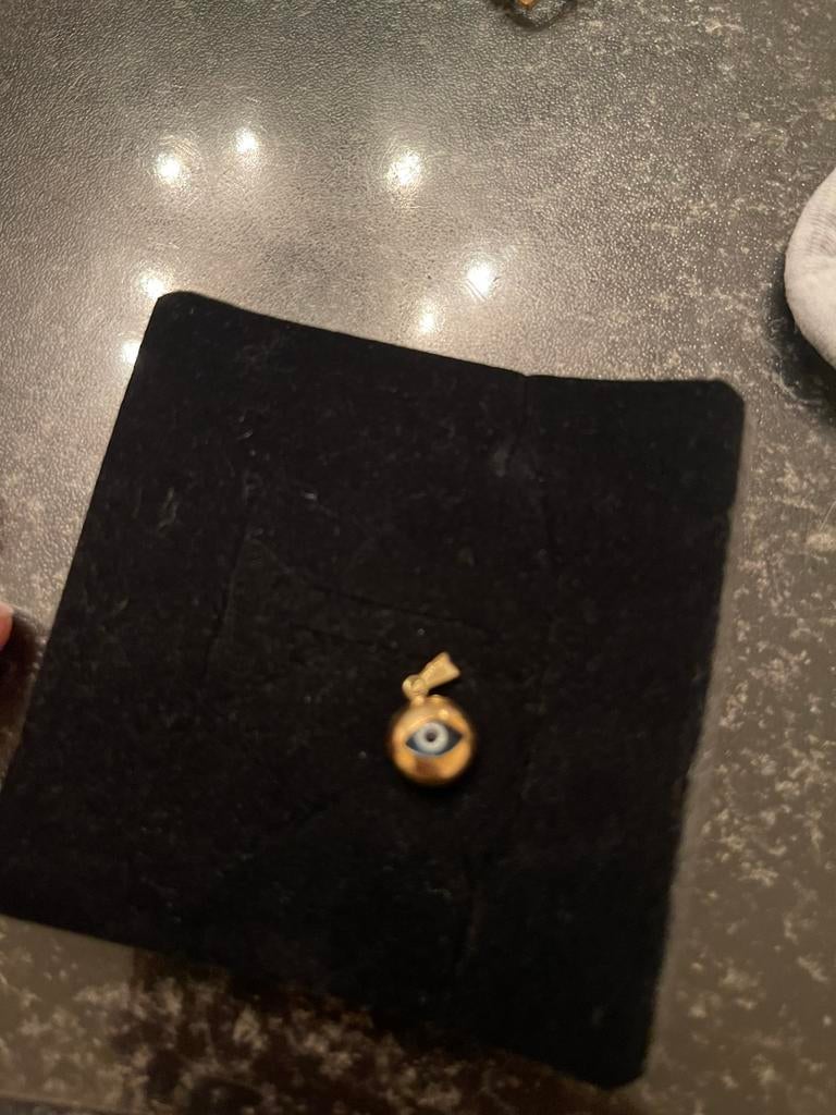 Gouden kettinghangertje/bedeltje, Verzenden, Zo goed als nieuw, Goud, Overige merken