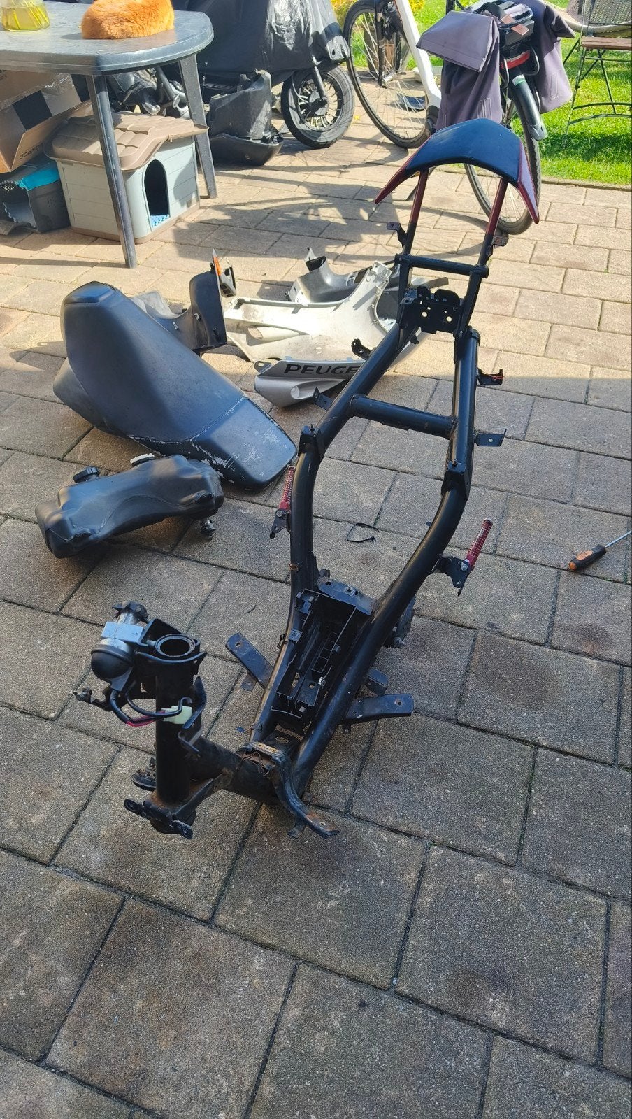 Speedfight 2 brom, Fietsen en Brommers, Brommeronderdelen | Scooters, Zo goed als nieuw, Peugeot, Frame, Ophalen of Verzenden