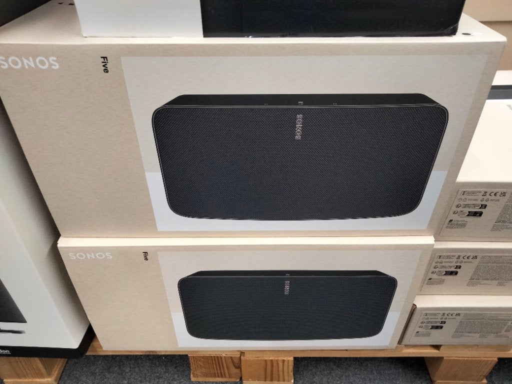 SONOS Five zwart speaker, Ophalen of Verzenden, Nieuw, Minder dan 60 watt, Sonos