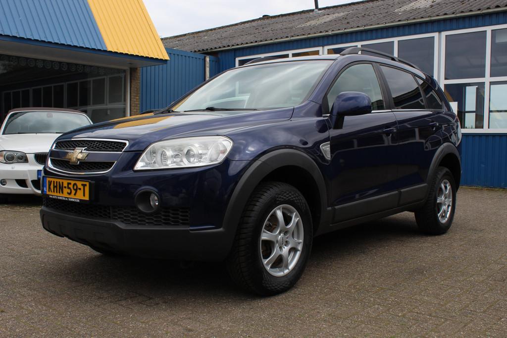 Chevrolet Captiva 2.4i "Shadow" Cruise - Half leder - 7 Pers, 136 pk, Gebruikt, Zwart, 4 cilinders