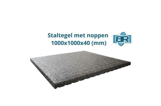 Vochtdoorlatende stalmatten van Bos Rubber, 18 stuks, Ophalen, Gebruikt