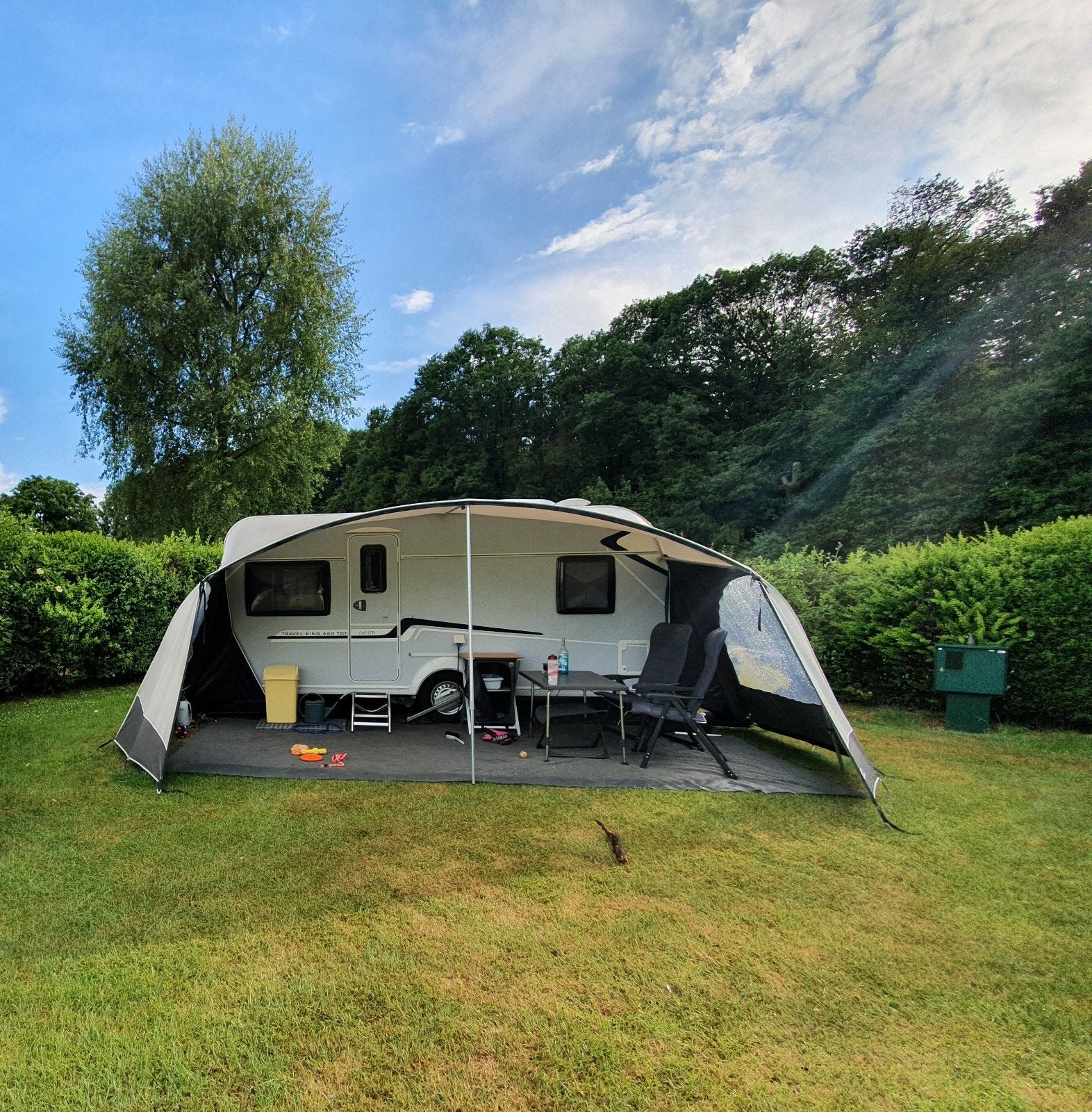 Verona luifel maat 12 incl extra luifel en voorwand, Caravans en Kamperen, Ophalen, Gebruikt