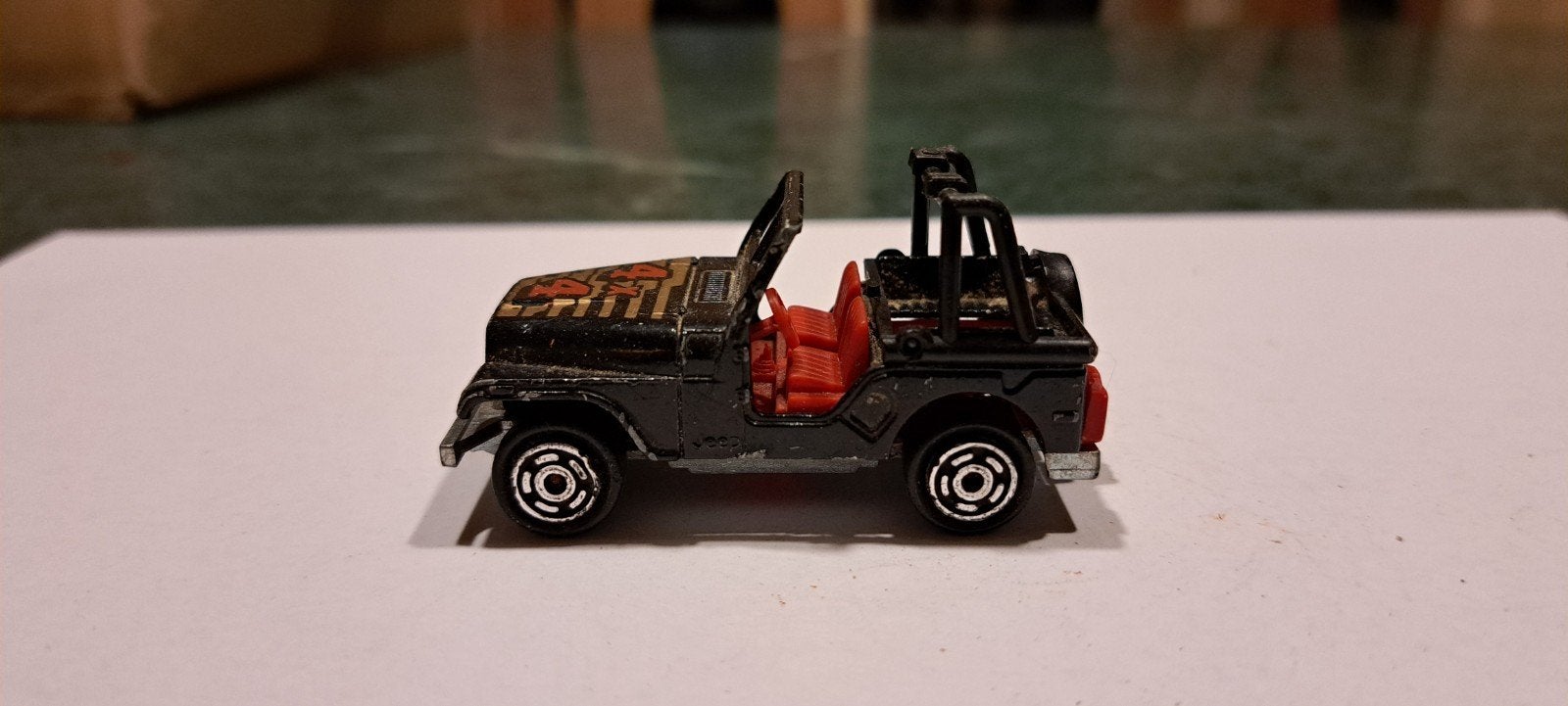 jeep cj 1:54 majorette, Ophalen of Verzenden, Auto