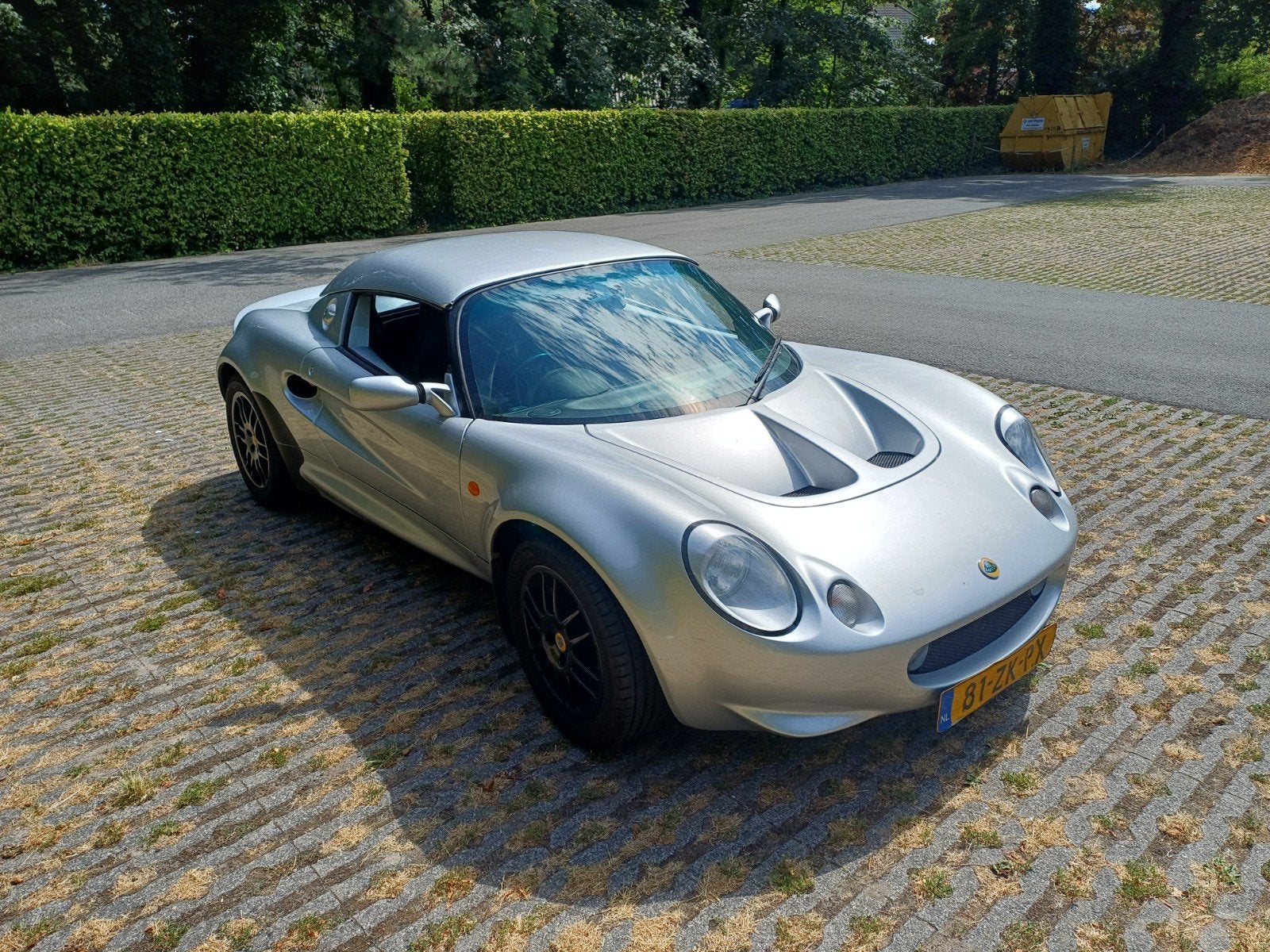 Lotus Elise 2000 Grijsmetalic RHD, Achterwielaandrijving, Zwart, 18 €/maand, Cabriolet