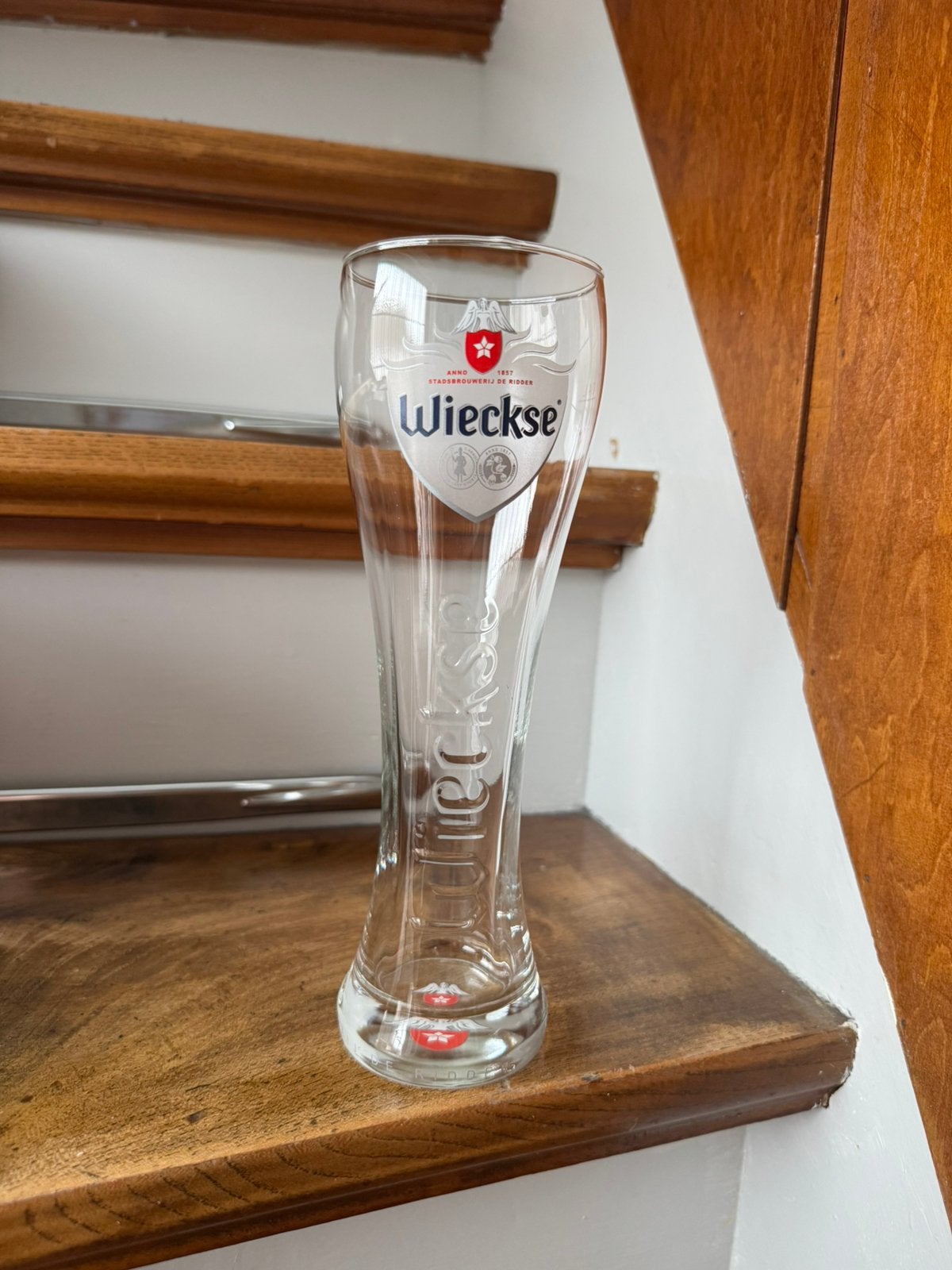Wieckse bierglas, Ophalen of Verzenden, Zo goed als nieuw, Glas of Glazen, Overige merken
