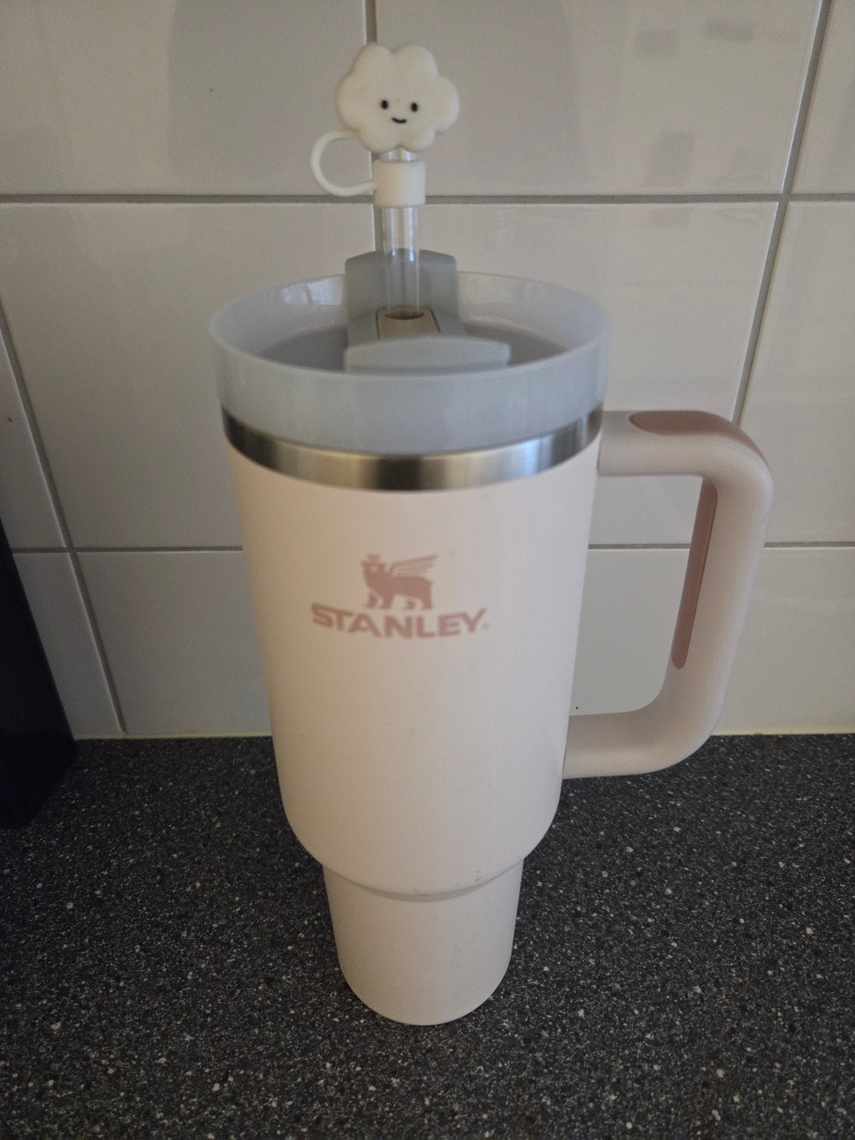 Stanley beker met rietjes en afdekdopje, Ophalen of Verzenden
