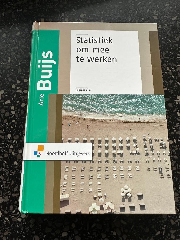 Statistiek om mee te werken 9789001802486, Gelezen, Arie Buijs, Alpha, HBO