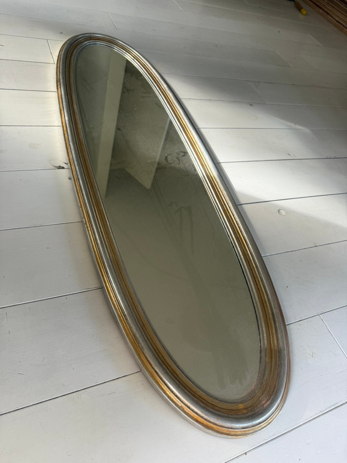 Spiegel goud, Ophalen, Zo goed als nieuw, 100 tot 125 cm, Minder dan 100 cm