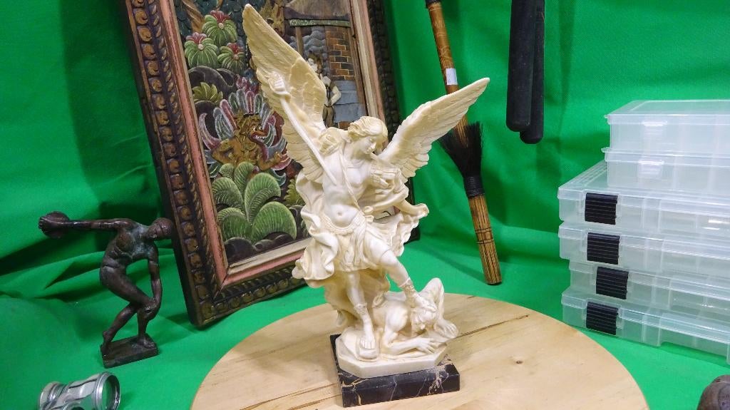 beeld, Antiek en Kunst, Ophalen of Verzenden, Beeld, Europa, Gemerkt