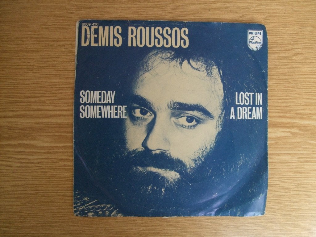 DEMIS ROUSSOS    SOMEDAY SOMEWHERE / LOST IN A DREAM, 7 inch, Ophalen of Verzenden, Zo goed als nieuw, Pop