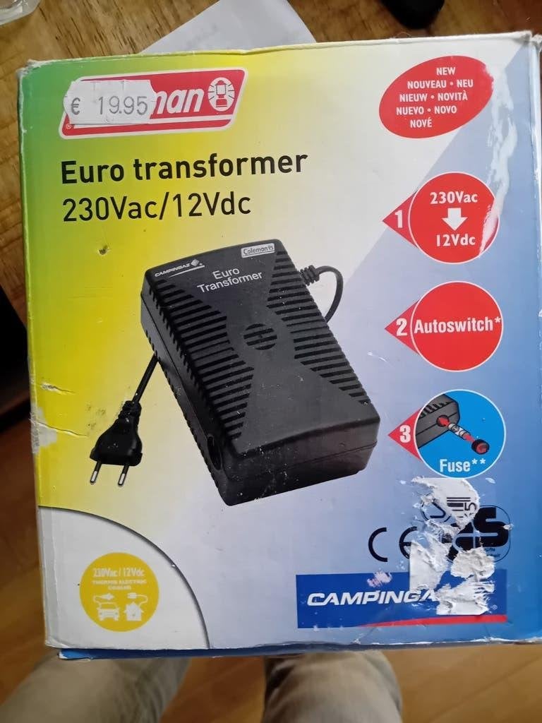 Campingaz Euro Transformer 230Vac/12Vdc, Ophalen of Verzenden, Nieuw
