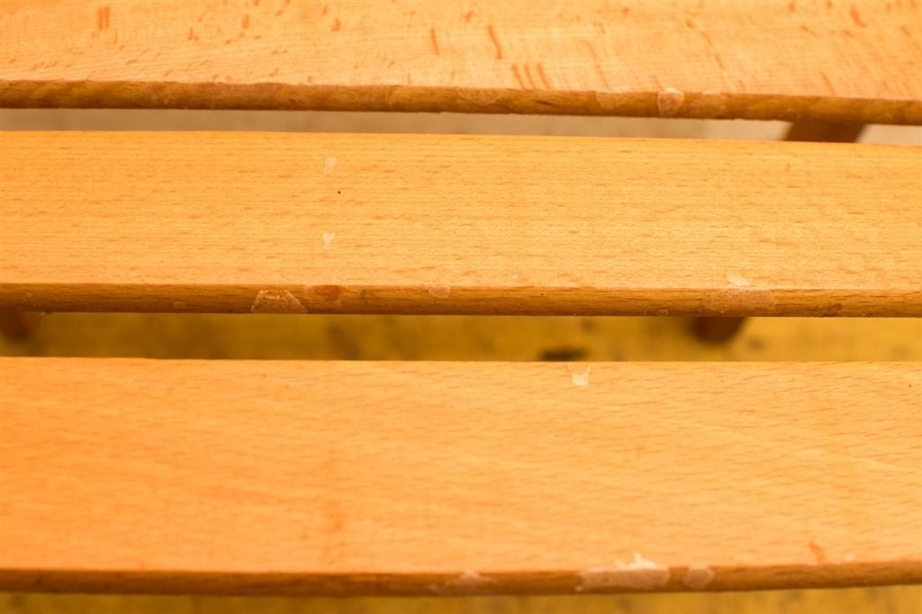 Houten opklapbare stoel 49122, Huis en Inrichting, Gebruikt, Bruin, Ophalen of Verzenden, Vijf, Zes of meer stoelen