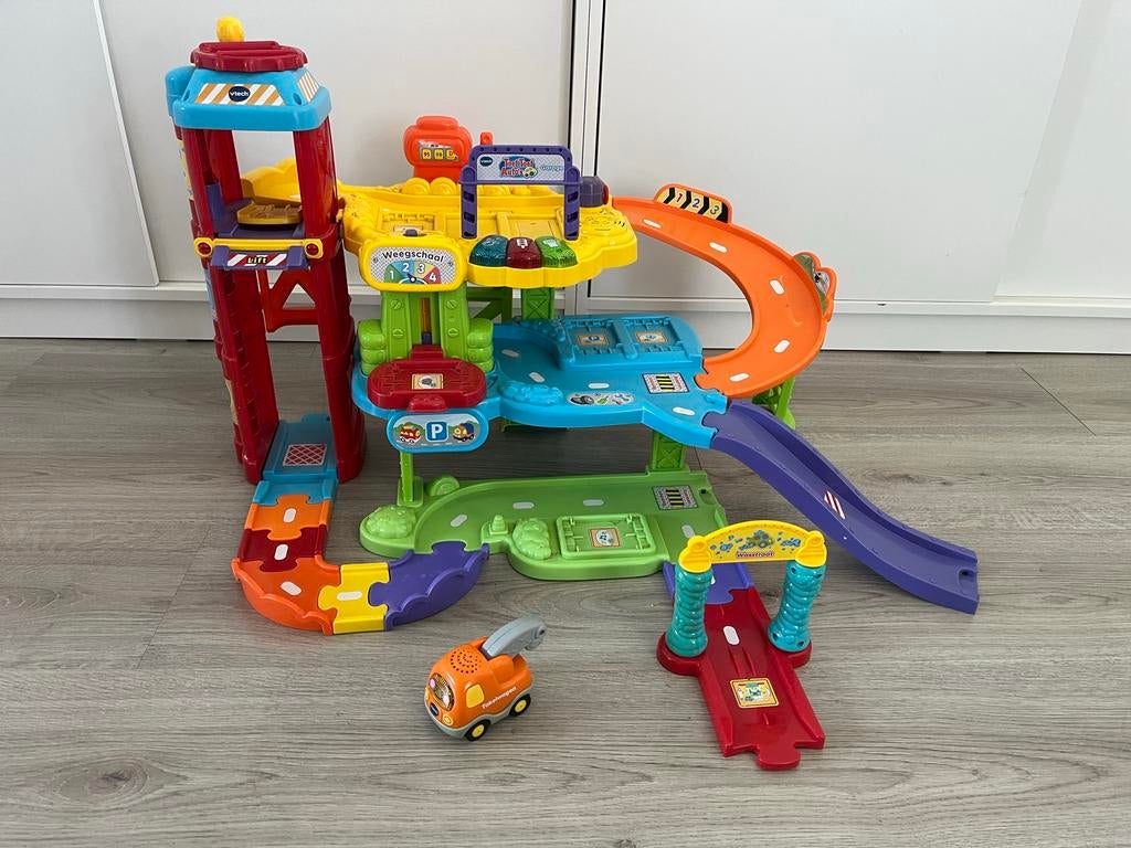 VTech Toet Toet Auto's Garage met Tim Takelwagen, Ophalen, Gebruikt, 6 maanden tot 2 jaar