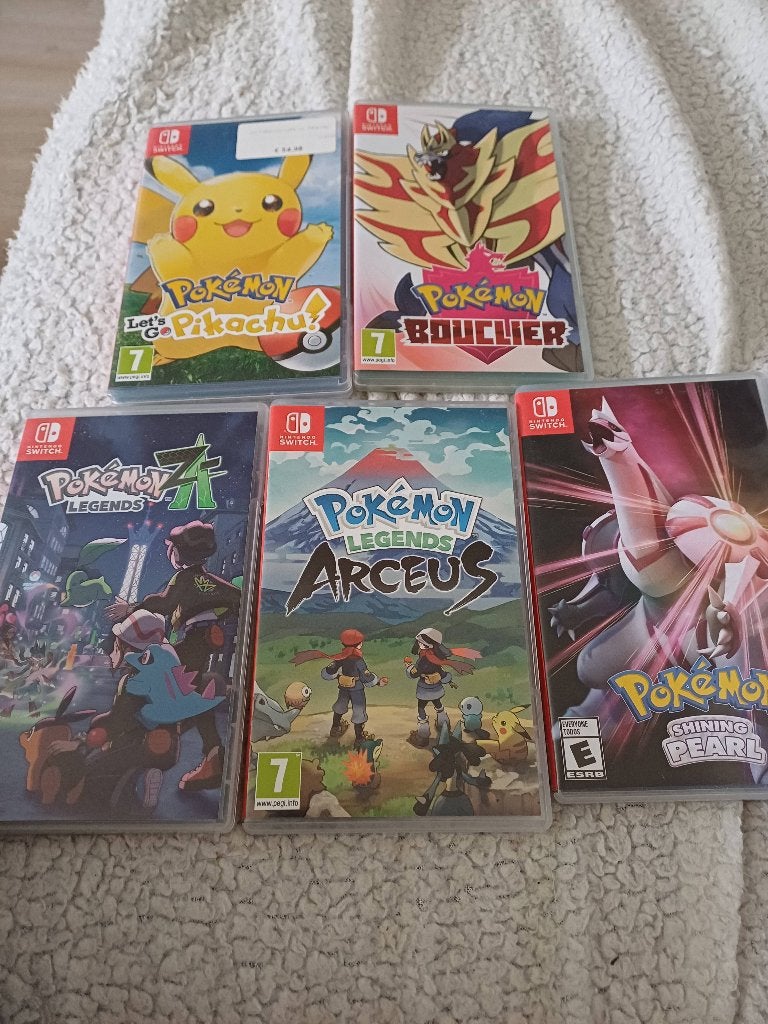 5 nintendo pokemon switch games te koop!, Spelcomputers en Games, Games | Nintendo Switch, Avontuur en Actie, 1 speler, Ophalen of Verzenden