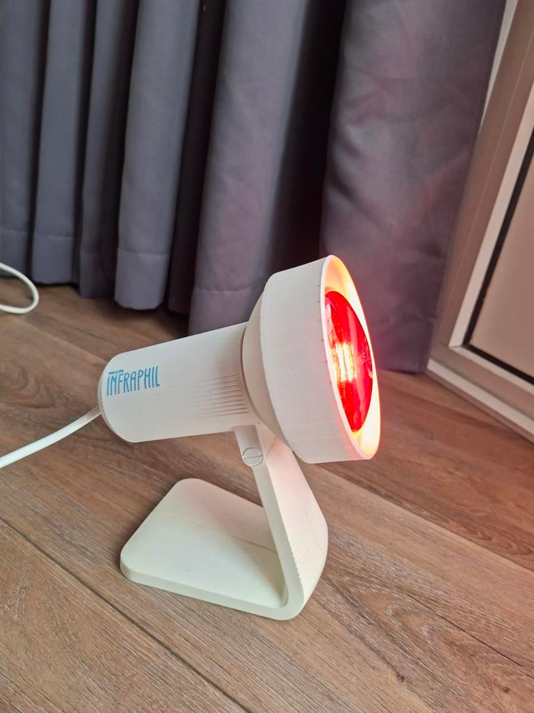 Vintage Philips Infraphil Infraroodlamp - HP3610, Ophalen of Verzenden, Gebruikt