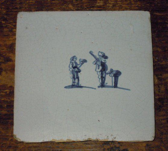 Antieke kinderspeltegel windspel, Antiek en Kunst, Ophalen of Verzenden