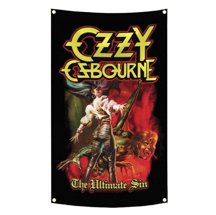 Grote vlaggen Ozzy Osbourne (150x90cm), Ophalen of Verzenden, Nieuw