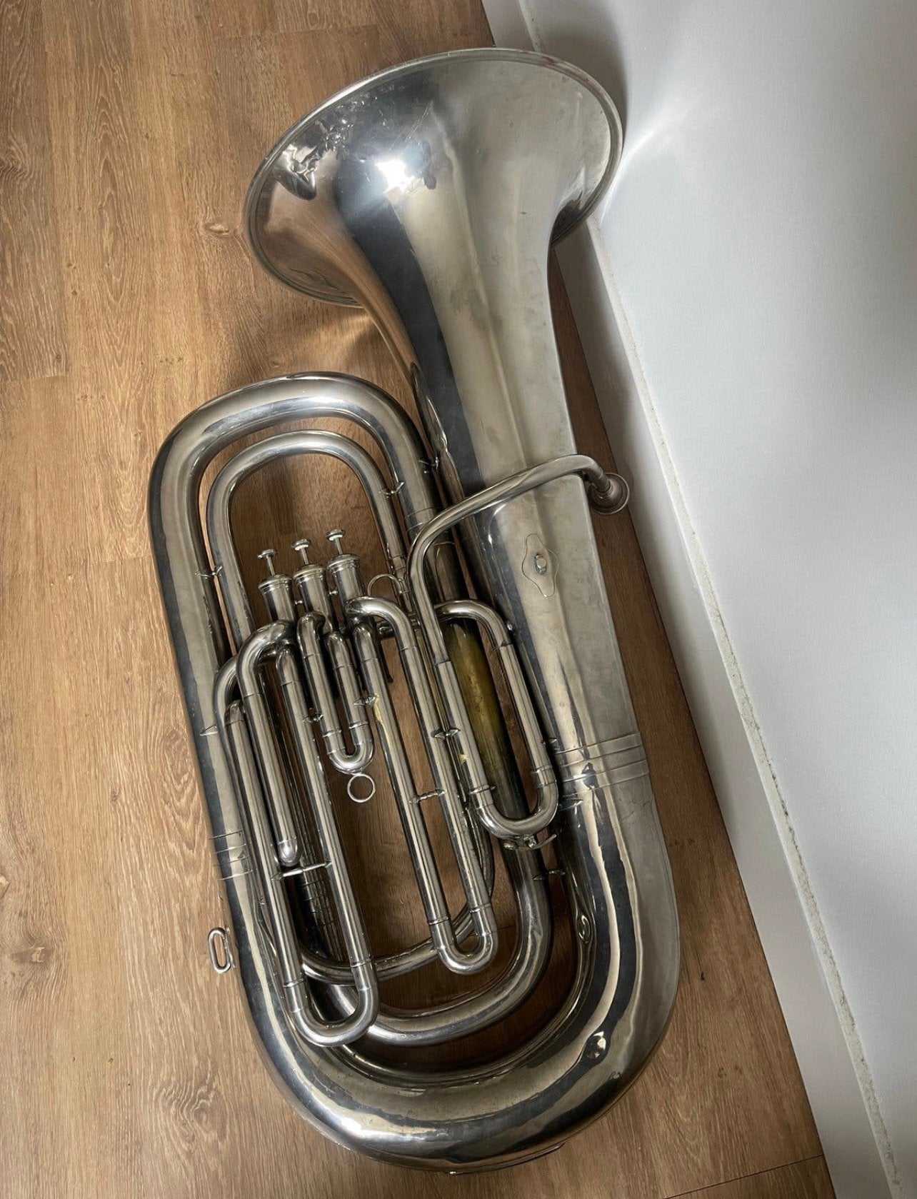 Weltklang bastuba, Muziek en Instrumenten, Ophalen of Verzenden, Gebruikt, Es-tuba