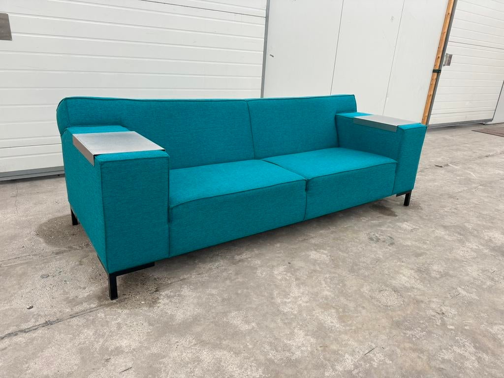 Design Onstock Bankstel | Turquoise | Retro | Gereinigd, Huis en Inrichting, Banken | Bankstellen, Design Onstock, Mijnsherenweg