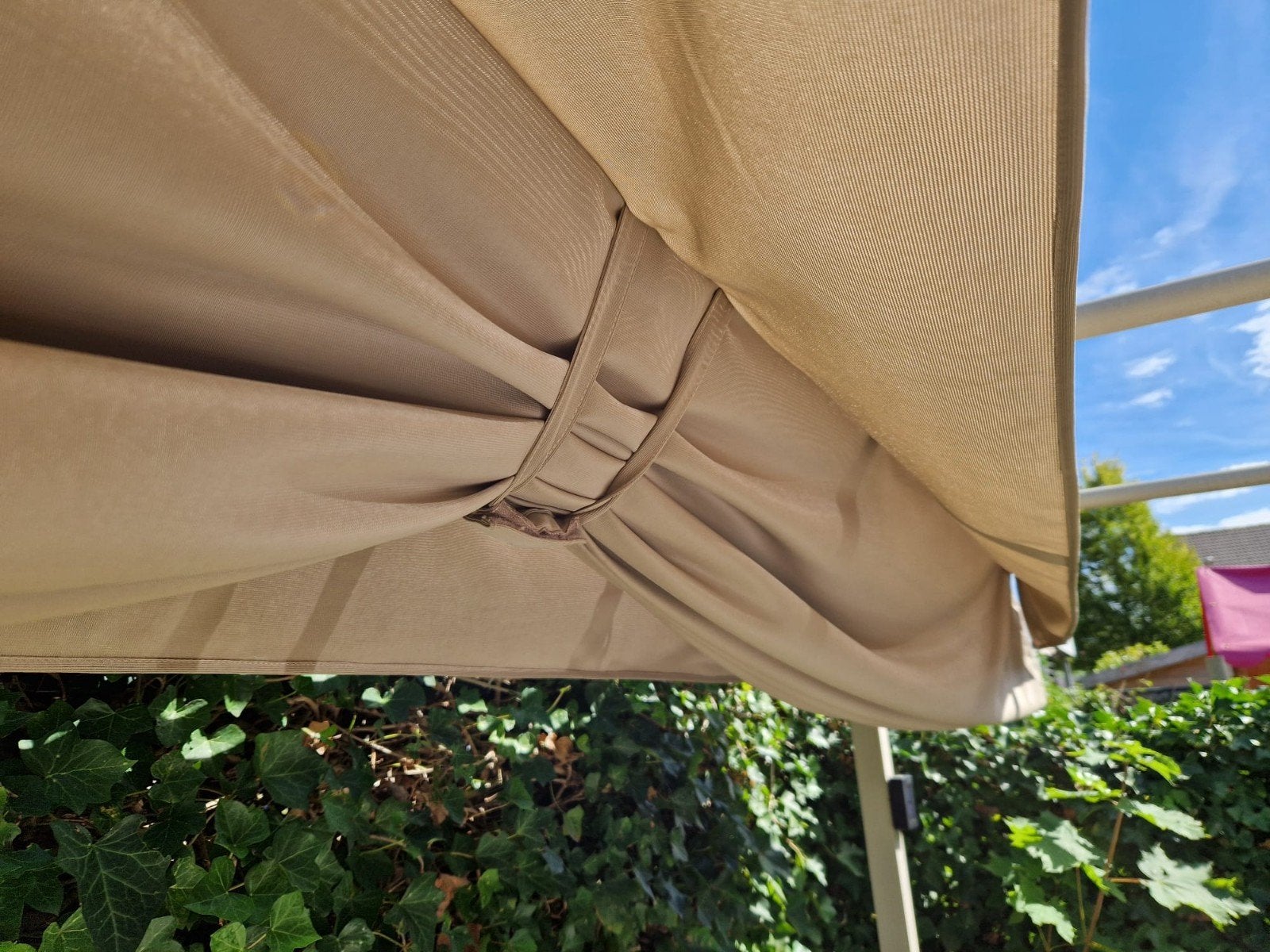Hammarön pergola grijs/beige 3x3, Tuin en Terras, Ophalen, Tuinpaviljoen