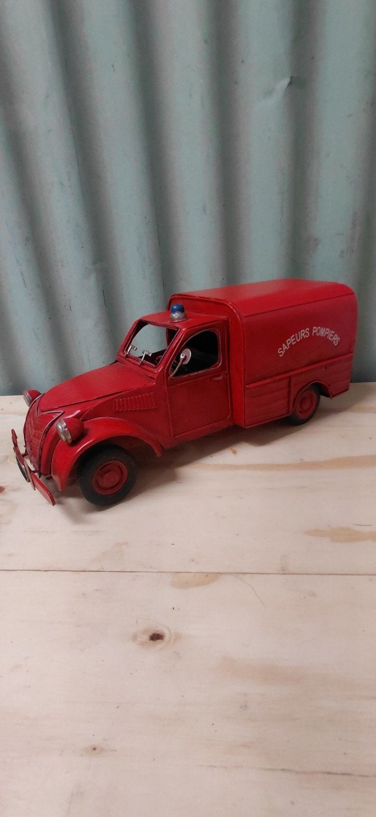 Blikken oldtimer Citroën 2cv bestelwagen., Vintage, 2cv, 2cv, Nieuw