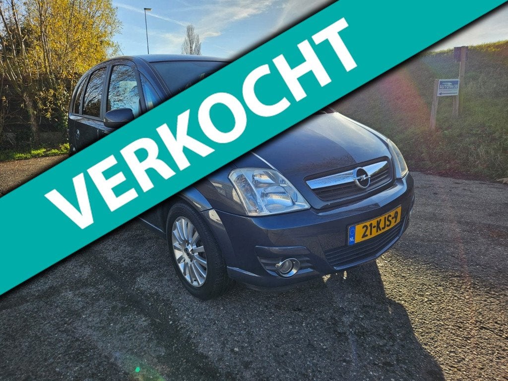 Opel Meriva 1.4-16V Essentia,Airco,Nieuwe ApkNetjes Onderhou, Voorwielaandrijving, Stof, Zwart, 4 cilinders