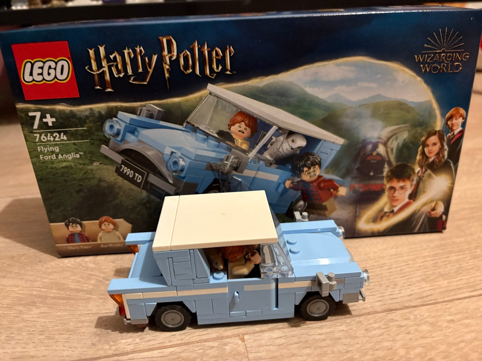 LEGO Harry Potter Vliegende Ford Anglia 76424, Ophalen of Verzenden, Zo goed als nieuw, Overige merken